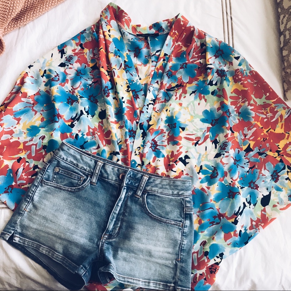 Floral kimono